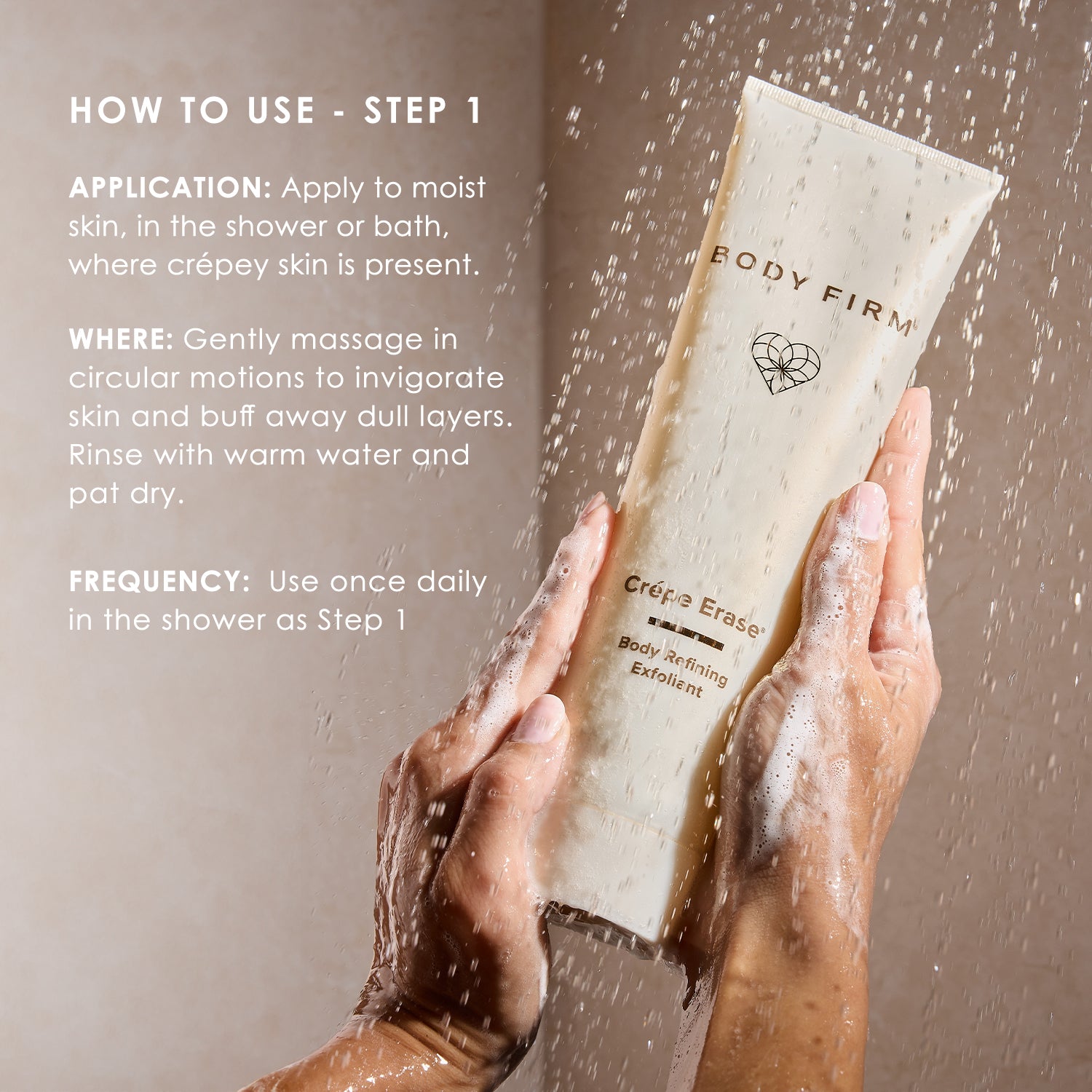 how to use body exfoliants step 1 apply and massage into moist skin in shower or bath daily and rinse off — image 4 of 9